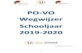 PO-VO Wegwijzer Schooljaar - Ursula...Aanpassing bij wegwijzer PO-VO 2019-2020 Per 1-1-2020 kiest het SWV VO 31.02 voor opting out LWOO. Dit betekent dat er vanaf die datum een eigen