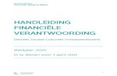 De officiële website van Vlaanderen - HANDLEIDING FINANCIËLE … · 2020. 12. 18. · basis van de bepalingen inzake reservevorming van het besluit van de Vlaamse Regering van 8