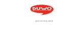 Jaarverslag 2018 - DUWO...7 1. DUWO doelen in 2018 1.1. Visie en missie van DUWO 2018 was het eerste jaar waarin we volledig ‘draaiden’ op basis van ons ondernemingsplan D4U. In