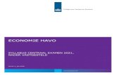 ECONOMIE HAVO - Examenblad€¦ · verschenen waarin het nieuwe examenprogramma economie voor havo/vwo is uitgewerkt. In Teulings II wordt de doelstelling van het economieonderwijs