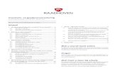 Inventaris- en goederenverzekering - Raadhoven...Pagina 3/13 RHN-INV001 oktober 2017 Inventaris- en goederenverzekering terug naar inhoud > 2.3.2 Tijdelijk elders in Nederland Dekking