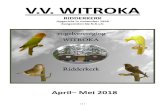 V.V. WITROKAwitrokaridderkerk.nl/wp-content/uploads/2018/03/April... · 2018. 3. 26. · Clubgebouw: Westmolendijk 99, 2985 XK Ridderkerk Telefoon: 0180-425588 Opgericht in November