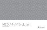 MEDIA-NAV Evolution...Klik op de knop “Beginscherm” om naar het “Nav”-menu te gaan en klik vervolgens op het tabblad “Bestemming” onderaan het scherm. Een bestemming aangeven: