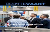 PM Rutte opens smart factory Marinus Vertregt Ukraine space...voorzitter Frits Arink (zie ook artikel over de geschiedenis van het blad Ruimtevaart in 2015-1, en interview met Frits