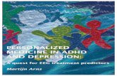 EEG-based personalized medicine for ADHD and depression