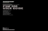 PSM 300 Personal Monitor System User Guide