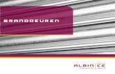 BRANDDEUREN - Albin-CE · 2018. 6. 4. · BRANDWERENDE OvERHEADDEUR Afhankelijk van de situatie, en de eisen kunnen stalen of kunststof brandwerende deuren worden gebruikt. De deuren