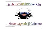 Informatieboekje Kinderdagverblijf Calimero