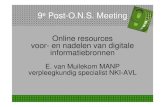 2012 Online Resources