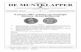 DE MUNTKLAPPER - Numismatiek in Belgi«: artikel pagina