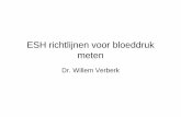 ESH richtlijnen voor bloeddruk meten -  : CVRM
