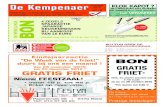 De Kempenaer KLOK KAPOT · 2015. 11. 18. · Retie Dessel ZELFSTANDIGE SUPERMARKTEN IN UW STREEK De Kempenaer Wekelijks in Arendonk, Dessel, Retie met: 2-wekelijks in Kasterlee en