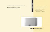 Condenserende gaswandketel Remeha Avanta · 2016. 11. 17. · Remeha Avanta INLEIDING 59957LTNLW6H003 De Remeha Avanta is een condenserende combi gasketel, bestemd voor wandmontage.