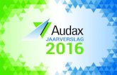 JAARVERSLAG 2016 - Audax · 2017. 6. 9. · 2017. 6. 9. · Boeken en strips Omdat in 2016 geen nieuwe uitgave van Asterix verscheen, daalde de omzet van Van Ditmar Boekenimport in