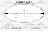RETICLE SHEET APR-2D MOA HELIX 4-16 · 2021. 8. 12. · DESIGN FEATURES APR stands for “All-Purpose Reticle”, and that’s the concept behind the design of the APR C & D variants.