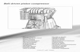Belt driven piston compressor - Werkzeugmarkt · 2019. 1. 30. · 1 I GB F D E P NL DK S FIN GR PL HR Serbatoio Tank Réservoir Druckluftbe- hälter ... Schaltschrank Tablero eléctrico