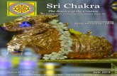 Sri Chakra · 2021. 2. 19. · “paripurna bija roopa mahashodashi mantra”. This mantra is adorned by a triplet of the syllable “Srim” which represents Mahalakshmi, Mahakali