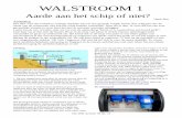 WALSTROOM 1 - XS4ALL Klantenservice · 2011. 3. 1. · aardlekschakelaar waarmee we in een vroeg stadium van lekkage naar aarde de stroom automatisch uit kunnen schakelen. Het stopcontact
