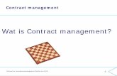Wat is Contract management? - PIANOo...Voor het inschalen van capaciteitsmanagement Benchmarking met gelijkwaardig organisaties als UWV (belastingdienst, ministeries, etc.) Voor het