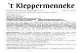 ‘t Kleppermenneke · 2011. 11. 28. · tevoren inhoudelijke tekst en foto's aangeleverd waarvan, door de Heide Maatschappij, een prachtige poster gemaakt is. (deze is te bewonderen