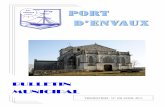 bulletin avril 2011 - Port d'Envaux · 2019. 6. 27. · de Nathalie PICOULET et l’attribution de chèques CADO au personnel ont été évoquées. Le goûter du Noël du 16 décembre