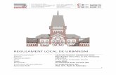 REGULAMENT LOCAL DE URBANISM · 2020. 8. 11. · - Comerciale cu ADC de maximum 1000 mp, alimentatie publica; - Servicii cu acces public, servicii profesionale, servicii manufacturiere;