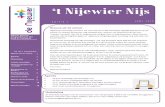 ‘t Nijewier Nijs · 2020. 6. 12. · In week 26 vinden de facultatieve 10-minuten gesprekken voor de groe- ... vragen, dit werd zo nu en dan gedaan met een nieuwsblad) Wist je van