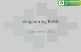 Agenda BVBB 18 december 2018 - Confederatie Bou 18 december 2018.pdf · 2018. 12. 19. · Agenda 1. Overzicht opstartjaar BVBB: • Activiteiten voorbije jaar 2018 • Resultaten
