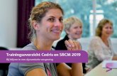 Trainingsoverzicht Cedris en SBCM 2019 · 2019. 7. 10. · verlening, elzijn, zorg, onderijs en inasso. at doen zij door kennis vanuit etenshap en onderzoek te verbinden met de praktijkkennis