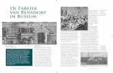 De Fabriek van Bensdorp...In die jaren was Bussum nog een klein dorp en er waren geen nutsbedrijven. De straatlantarens brandden op petroleum en werden bij volle maan niet ontstoken.
