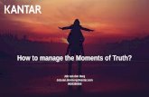How to manage the Moments of Truth?