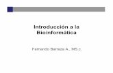 Introducción a la Bioinformática - Javeriana, Cali