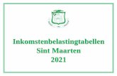 Inkomstenbelastingtabellen Sint Maarten 2021