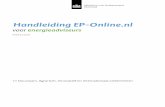 Handleiding EP-Online - Uniec 3