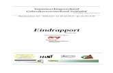 Eindrapport - WRG