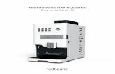 TECHNISCHE HANDLEIDING Beanmachine XL