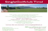 SingleGolfclub Tirol Golfprofessional Patrick Jacobs ...