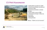 CV Petri Kuosmanen - Aalto