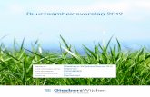 Duurzaamheidsverslag 2012 - GiesbersGroep