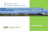 Actualisatie bestemmingsplan bedrijvenpark Rijnhoek