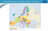 De Europese Unie: 446 miljoen mensen – 27 landen
