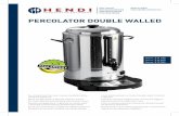 PERCOLATOR DOUBLE WALLED