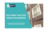 Een kader voor het lokaal woonbeleid - Wonen Vlaanderen
