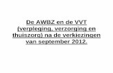 De AWBZ en de VVT (verpleging, verzorging en thuiszorg) na ...