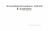 Kwaliteitsplan 2019 - Liante