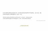 CHIRURGISCH DAGHOSPITAAL (C3) & OOGKLINIEK (D-1)