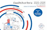 Kwaliteitscriteria 2020-2025 - Kwaliteitsregister Paramedici