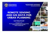 REMOTE SENSING AND GIS DATA FOR URBAN PLANNING
