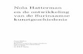Nola Hatterman en de ontwikkeling van de Surinaamse ...