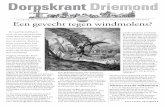 Uitgave van Stichting Dorpsraad Driemond Een gevecht tegen ...